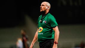 L'arbitre Alexandre Ruiz, à Lyon le 27 mars 2021