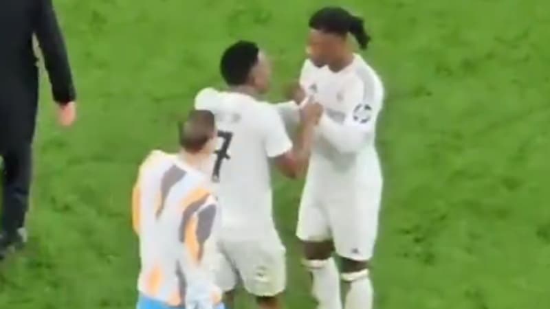 Real Madrid-Manchester City: les reproches très visibles de Vinicius Jr à Camavinga en fin de match