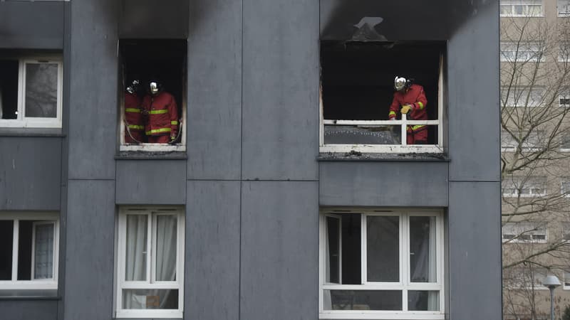 Un incendie s'était déclaré dans une tour HLM de la cité Paul-Eluard à Bobigny
