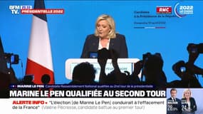 Marine Le Pen: "Tous ceux qui, aujourd'hui, n'ont pas voté pour Emmanuel Macron ont vocation à rejoindre ce rassemblement"