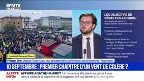 Nomination de Sébastien Lecornu: "Il y aura censure de notre part [...] si il n'y a pas de remise en cause de la politique économique depuis 2017", déclare Philippe Brun, député PS
