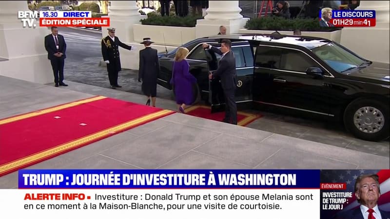 Investiture de Donald Trump: Jill Biden et Melania Trump se rendent ensemble au Capitole