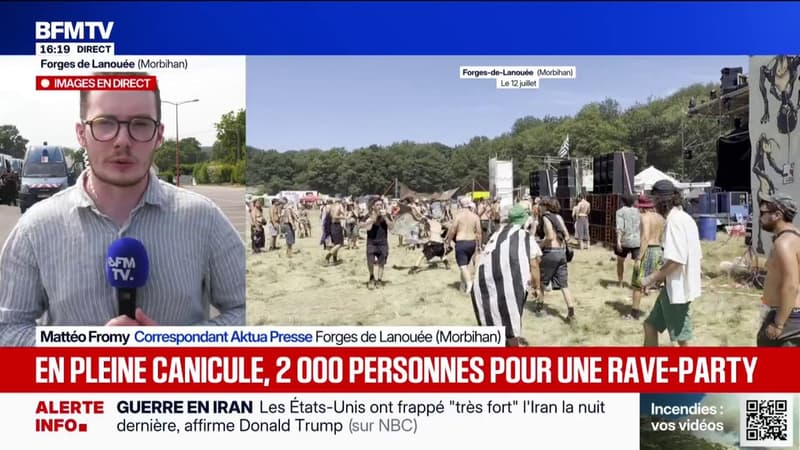 Morbihan: 2.000 personnes rassemblées pour une rave party, le préfet attendu sur place
