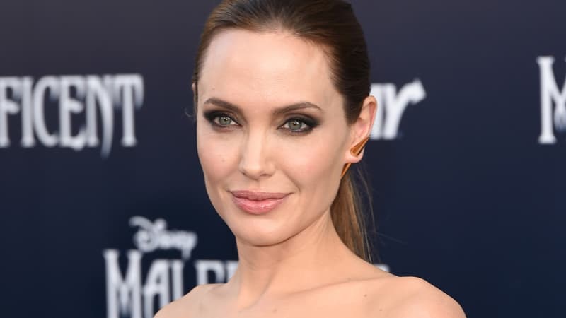 Angelina Jolie lors de la première de "Maleficient", à Hollywood. 