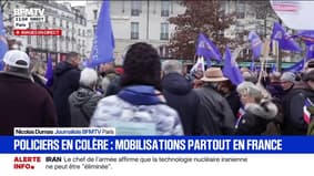 À Paris, la manifestation des policiers pour exprimer leur colère a débuté place de la Bastille