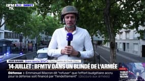 14-Juillet: au cœur d'un véhicule blindé de l'armée avant le défilé