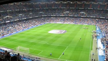 Santiago Bernabeu, le stade du Real Madrid.
