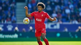 Le Français Jules Koundé avec le FC Séville en Liga, le 20 février 2022