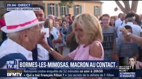 Entraînée, Brigitte Macron esquisse quelques pas de danse