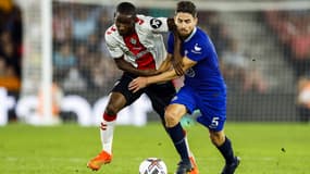 Ibrahima Diallo face à Jorginho lors de Southampton-Chelsea