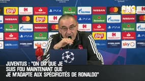 Juventus : "Si je devais tout écouter, je deviendrais fou" déplore Sarri