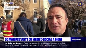 Digne-les-Bains: manifestation des salariés du médico-social