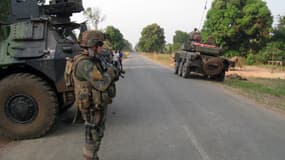 Des soldats français de l'opération Sangaris en Centrafrique.