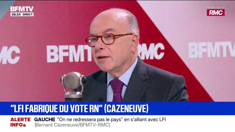“La France insoumise est une machine à fabriquer du vote RN”, affirme Bernard Cazeneuve