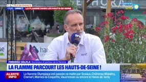Hauts-de-Seine: l'escrimeur Frédéric Delpla raconte son relais de la flamme olympique