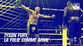 Tyson Fury lors de son premier combat face à Deontay Wilder en décembre 2018