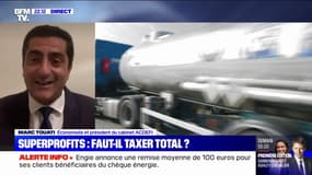 Marc Touati, économiste, sur la taxation des superprofits générés par Total: "créer un nouvel impôt, c'est ce qu'on fait trop souvent en France"