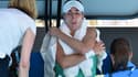 Alizé Cornet lors de son troisième tour de l'Open d'Australie perdu face à la Belge  Elise Mertens