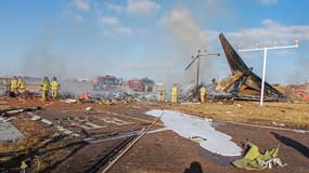 Les images du crash du Boeing de la compagnie Jeju Air dimanche en Corée du Sud avec 181 personnes à bord.