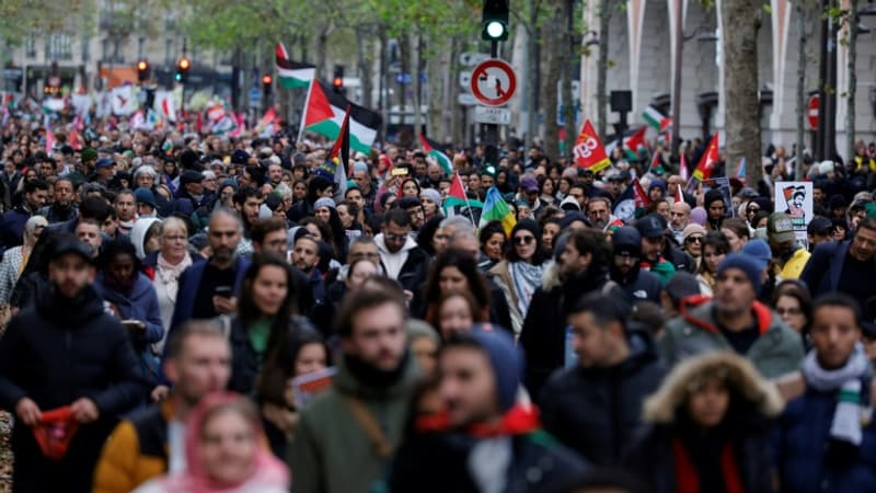 Guerre Israël-Hamas: des rassemblements en soutien au peuple palestinien à Paris et en régions
