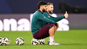 Marco Asensio et Milan Skriniar avant PSG-Monaco - le 04/01/2025