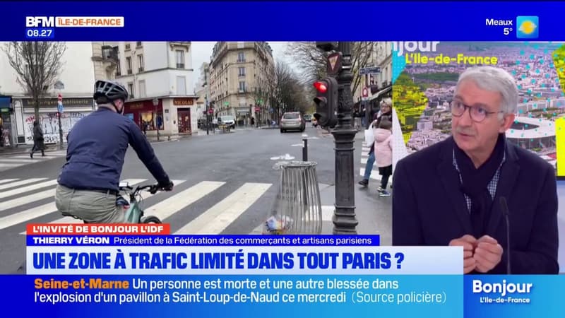 Thierry Véron, président de la Fédération des commerçants et artisans parisiens, préfère créer des micro-quartiers plutôt que d'avoir une ZTL