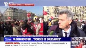 Fabien Roussel (PCF): "Je salue le travail de l'intersyndicale qui reste unie et soudée"