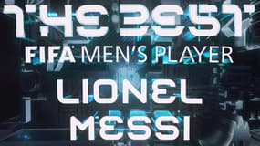 Lionel Messi élu joueur de l'année par la FIFA, le 15 janvier 2024