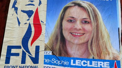 Anne-Sophie Leclere, ex-candidate et ex-membre du Front national, a été condamnée par la justice.