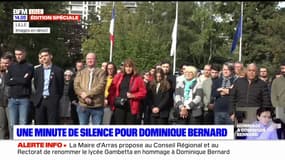 Professeur tué à Arras: la minute de silence à Lille