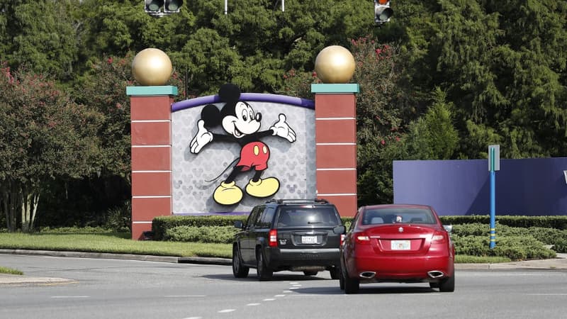 L'entrée de Disney World à Lake Buenavista en Floride, le 11 juillet 2020.