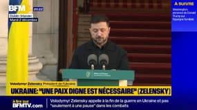Négociations sur l'Ukraine: Volodymyr Zelensky appelle à la fin de la guerre et pas "seulement à une pause"