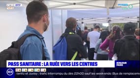 Pass sanitaire: la ruée vers les centres en Ile-de-France