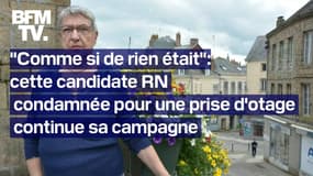 "Comme si de rien n'était": la candidate RN condamnée pour une prise d'otage continue sa campagne en Mayenne