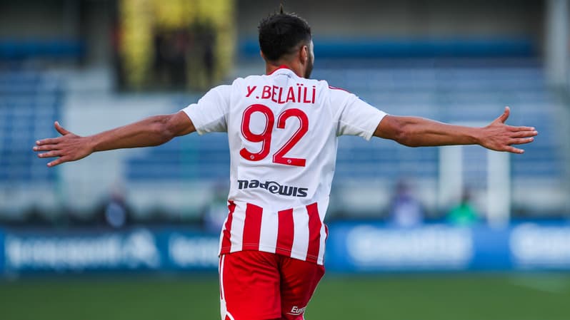Youcef Belaïli avec Ajaccio