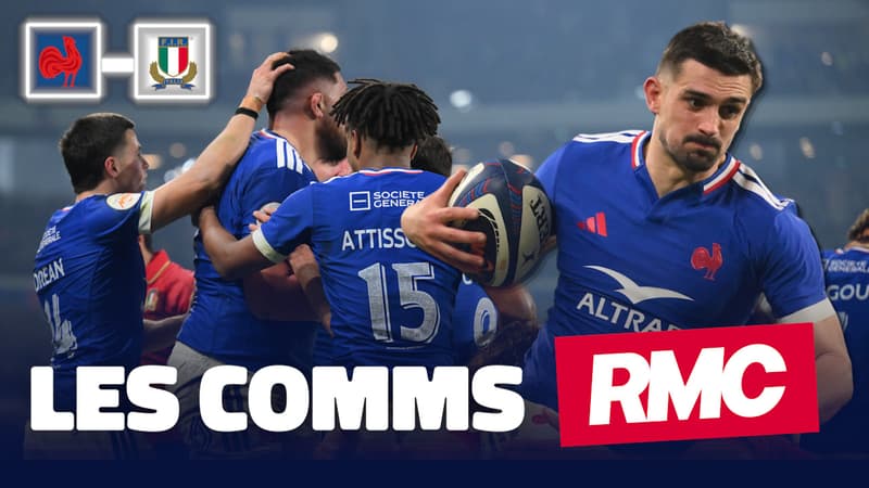 Rugby/Six Nations : France 33-8 Italie, les comms RMC de la victoire des Bleus face aux Azzurri