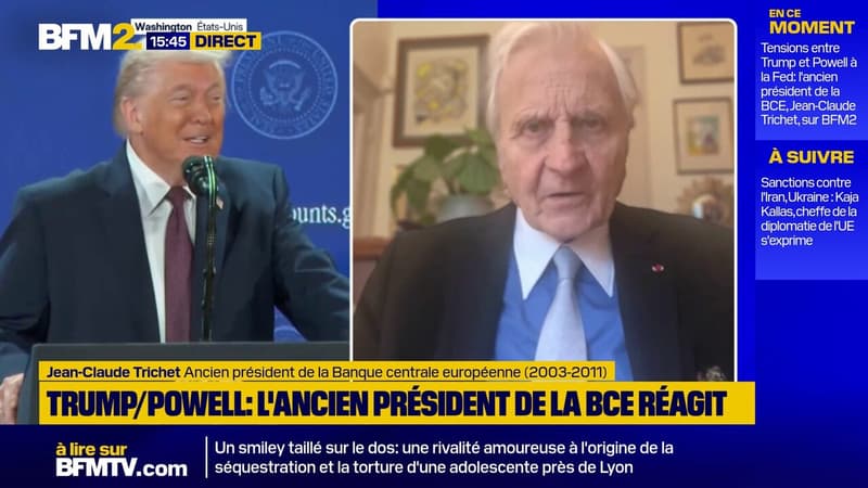 Attaques de Donald Trump: la Fed est "attaquée totalement injustement", dénonce l'ancien président de la BCE Jean-Claude Trichet