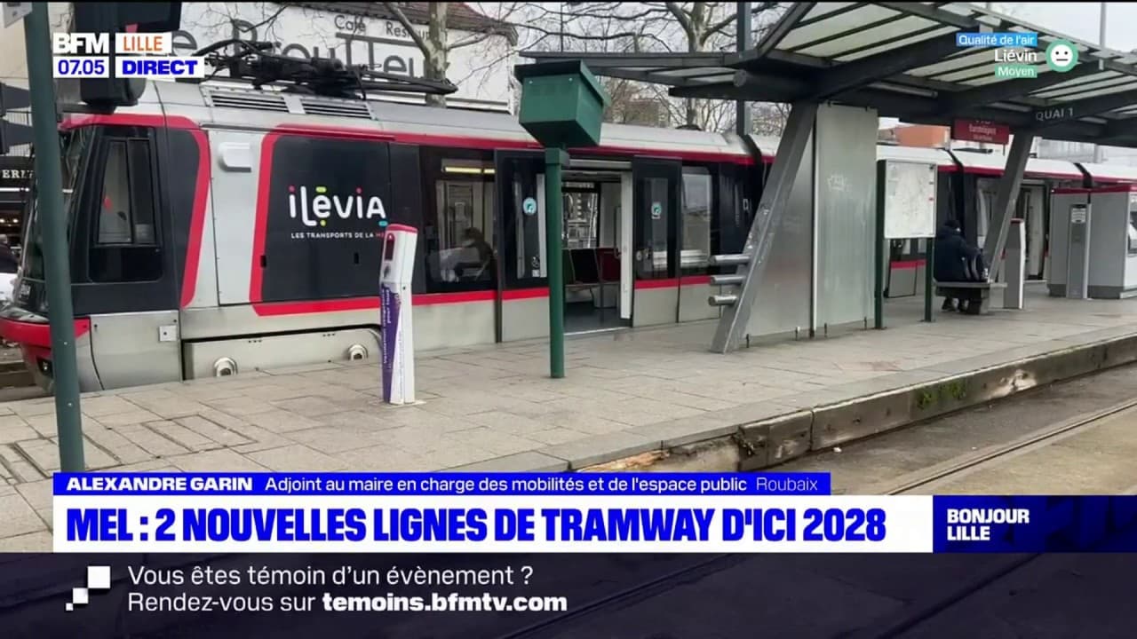 MEL deux nouvelles lignes de tramway d'ici 2028 près de Lille et entre Tourcoing et Roubaix MEL deux nouvelles lignes de tramway d'ici 2028 près de Lille et entre Tourcoing et Roubaix