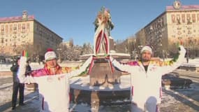 La flamme olympique a fait escale lundi 20 janvier à Volgograd, en Russie