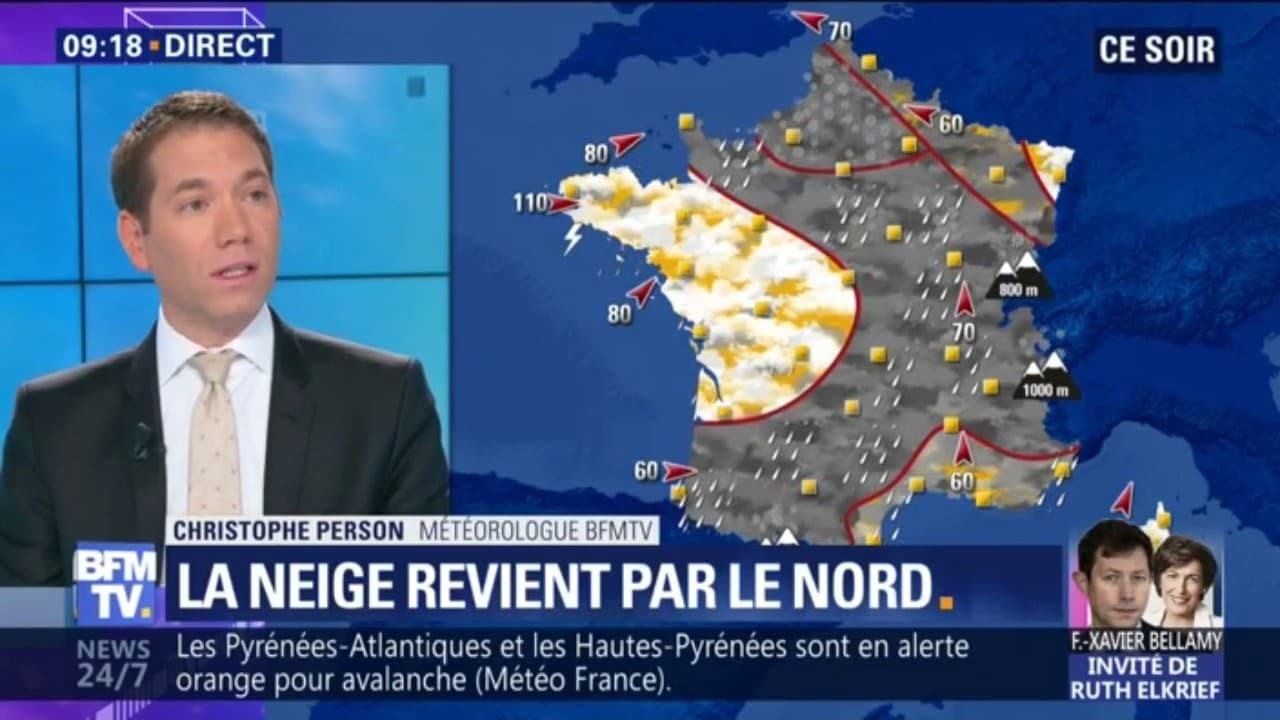 Où la neige va-t-elle faire son retour ce soir?