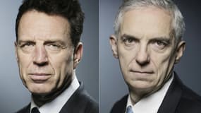 Geoffroy Roux de Bézieux (à gauche sur la photo) et Alexandre Saubot (à droite) se disputent la présidence du Medef.
