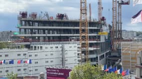 Le chantier de la Tour Triangle.