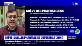 Grève des pharmacies: le point sur les officines ouvertes à Lyon jeudi