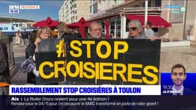 Toulon: un rassemblement organisé contre les bateaux de croisières