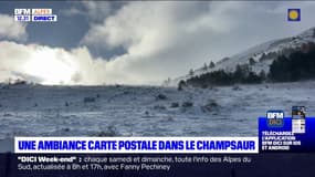 Hautes-Alpes: les premiers flocons de neige sont tombés dans le Champsaur