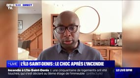 Le maire de L'Île-Saint-Denis s'exprime sur BFMTV au lendemain de l'incendie d'un immeuble qui a fait 3 morts