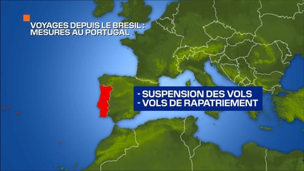 Les restrictions mises en place en Europe pour les vols depuis le Brésil. Les restrictions mises en place en Europe pour les vols depuis le Brésil.