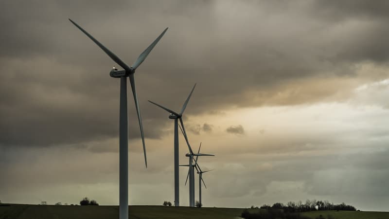 Le champs d'éoliennes au nord de Pithiviers est composé de 16 pylônes (image d'illustration)