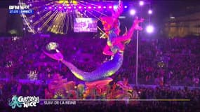 Carnaval de Nice: la reine des océans fait son arrivée