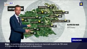 Météo Alpes du Sud: une journée agréable et chaude, entre 26°C et 32°C l'après-midi